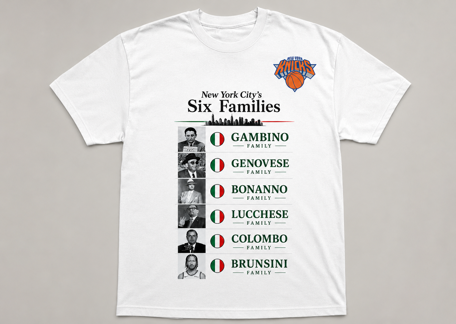 New York 6 Families Brunsini